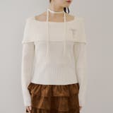 オフショルブローチ付きニット | NICE CLAUP / OLIVE des OLIVE　OUTLET | 詳細画像33 