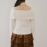 オフショルブローチ付きニット | NICE CLAUP / OLIVE des OLIVE　OUTLET | 詳細画像35 