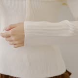 オフショルブローチ付きニット | NICE CLAUP / OLIVE des OLIVE　OUTLET | 詳細画像38 