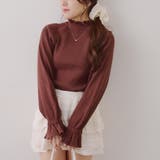 ボリューム袖ニットプルオーバー | NICE CLAUP / OLIVE des OLIVE OUTLET | 詳細画像18