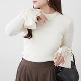 袖レース&リボンニットトップス | RMAF　NICE CLAUP / OLIVE des OLIVE | 詳細画像12 