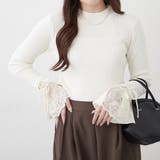 袖レース&リボンニットトップス | RMAF　NICE CLAUP / OLIVE des OLIVE | 詳細画像13 