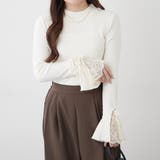 袖レース&リボンニットトップス | RMAF　NICE CLAUP / OLIVE des OLIVE | 詳細画像14 