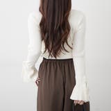 袖レース&リボンニットトップス | RMAF　NICE CLAUP / OLIVE des OLIVE | 詳細画像16 