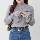 袖レース&リボンニットトップス | RMAF　NICE CLAUP / OLIVE des OLIVE | 詳細画像2 