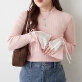 手元まで華やかに可愛く。袖レース&リボンニットトップス | RMAF　NICE CLAUP / OLIVE des OLIVE | 詳細画像56 