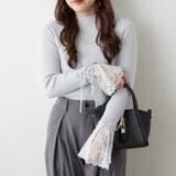 手元まで華やかに可愛く。袖レース&リボンニットトップス | RMAF　NICE CLAUP / OLIVE des OLIVE | 詳細画像63 