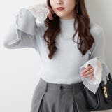 手元まで華やかに可愛く。袖レース&リボンニットトップス | RMAF　NICE CLAUP / OLIVE des OLIVE | 詳細画像64 