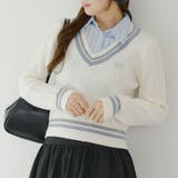 【MARCHES】シャツ&ニットドッキング | NICE CLAUP / OLIVE des OLIVE　OUTLET | 詳細画像2 