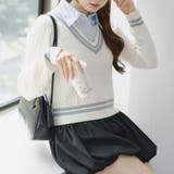 【MARCHES】シャツ&ニットドッキング | NICE CLAUP / OLIVE des OLIVE　OUTLET | 詳細画像3 