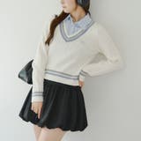 【MARCHES】シャツ&ニットドッキング | NICE CLAUP / OLIVE des OLIVE　OUTLET | 詳細画像4 