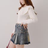 お顔周りスッキリ見え◎ ビッグ衿ジップカーディガン | NICE CLAUP / OLIVE des OLIVE OUTLET | 詳細画像4