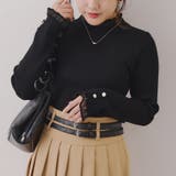 ボタンフレアスリーブニット | NICE CLAUP / OLIVE des OLIVE OUTLET | 詳細画像30