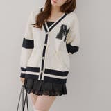 【MARCHES】レタードカーデ | NICE CLAUP / OLIVE des OLIVE　OUTLET | 詳細画像5 