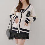 【MARCHES】レタードカーデ | NICE CLAUP / OLIVE des OLIVE　OUTLET | 詳細画像6 