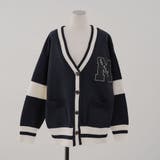 【MARCHES】レタードカーデ | NICE CLAUP / OLIVE des OLIVE　OUTLET | 詳細画像1 