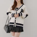 アイボリー | 【MARCHES】レタードカーデ | NICE CLAUP / OLIVE des OLIVE　OUTLET