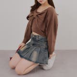オフショルでも着られる、リボンがキュートなセットアイテム | NICE CLAUP / OLIVE des OLIVE OUTLET | 詳細画像7