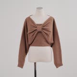 オフショルでも着られる、リボンがキュートなセットアイテム | NICE CLAUP / OLIVE des OLIVE OUTLET | 詳細画像8