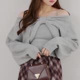 オフショルでも着られる、リボンがキュートなセットアイテム | NICE CLAUP / OLIVE des OLIVE OUTLET | 詳細画像9
