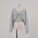 オフショルでも着られる、リボンがキュートなセットアイテム | NICE CLAUP / OLIVE des OLIVE OUTLET | 詳細画像15