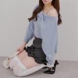 オフショルでも着られる、リボンがキュートなセットアイテム | NICE CLAUP / OLIVE des OLIVE OUTLET | 詳細画像16