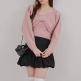 オフショルでも着られる、リボンがキュートなセットアイテム | NICE CLAUP / OLIVE des OLIVE OUTLET | 詳細画像35