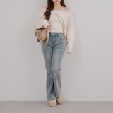 オフショルでも着られる、リボンがキュートなセットアイテム | NICE CLAUP / OLIVE des OLIVE OUTLET | 詳細画像48
