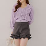クロスフリルニット | NICE CLAUP / OLIVE des OLIVE OUTLET | 詳細画像3