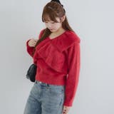 フェザークロスフリルニット | NICE CLAUP / OLIVE des OLIVE OUTLET | 詳細画像12