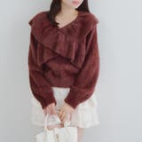 フェザークロスフリルニット | NICE CLAUP / OLIVE des OLIVE OUTLET | 詳細画像16