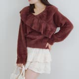 フェザークロスフリルニット | NICE CLAUP / OLIVE des OLIVE OUTLET | 詳細画像18