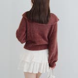 フェザークロスフリルニット | NICE CLAUP / OLIVE des OLIVE OUTLET | 詳細画像20