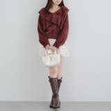 フェザークロスフリルニット | NICE CLAUP / OLIVE des OLIVE OUTLET | 詳細画像22