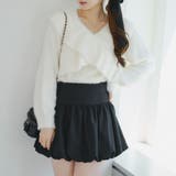 オフ | フェザークロスフリルニット | NICE CLAUP / OLIVE des OLIVE OUTLET