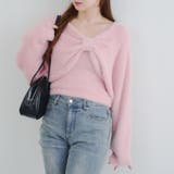 【ふわふわ、大人可愛い♪】リボンニット＆キャミソールセット | NICE CLAUP / OLIVE des OLIVE　OUTLET | 詳細画像8 