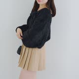 【ふわふわ、大人可愛い♪】リボンニット＆キャミソールセット | NICE CLAUP / OLIVE des OLIVE　OUTLET | 詳細画像12 