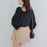 【ふわふわ、大人可愛い♪】リボンニット＆キャミソールセット | NICE CLAUP / OLIVE des OLIVE　OUTLET | 詳細画像13 