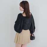 【ふわふわ、大人可愛い♪】リボンニット＆キャミソールセット | NICE CLAUP / OLIVE des OLIVE　OUTLET | 詳細画像14 