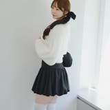 【ふわふわ、大人可愛い♪】リボンニット＆キャミソールセット | NICE CLAUP / OLIVE des OLIVE　OUTLET | 詳細画像21 