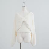 【ふわふわ、大人可愛い♪】リボンニット＆キャミソールセット | NICE CLAUP / OLIVE des OLIVE　OUTLET | 詳細画像30 