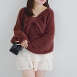 【ふわふわ、大人可愛い♪】リボンニット＆キャミソールセット | NICE CLAUP / OLIVE des OLIVE　OUTLET | 詳細画像31 