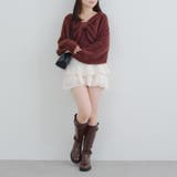 【ふわふわ、大人可愛い♪】リボンニット＆キャミソールセット | NICE CLAUP / OLIVE des OLIVE　OUTLET | 詳細画像37 