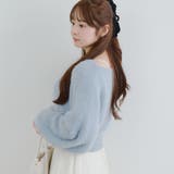 【ふわふわ、大人可愛い♪】リボンニット＆キャミソールセット | NICE CLAUP / OLIVE des OLIVE　OUTLET | 詳細画像40 