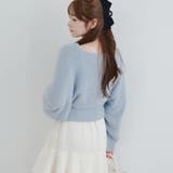 【ふわふわ、大人可愛い♪】リボンニット＆キャミソールセット | NICE CLAUP / OLIVE des OLIVE　OUTLET | 詳細画像42 