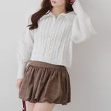 ビッグ衿ZIPUPニット | NICE CLAUP / OLIVE des OLIVE　OUTLET | 詳細画像10 