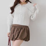 ビッグ衿ZIPUPニット | NICE CLAUP / OLIVE des OLIVE　OUTLET | 詳細画像15 