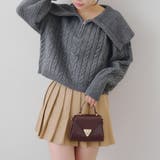 ビッグ衿ZIPUPニット | NICE CLAUP / OLIVE des OLIVE OUTLET | 詳細画像17