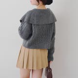 ビッグ衿ZIPUPニット | NICE CLAUP / OLIVE des OLIVE OUTLET | 詳細画像19