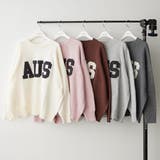 ロゴ刺繍ニット | NICE CLAUP / OLIVE des OLIVE OUTLET | 詳細画像1